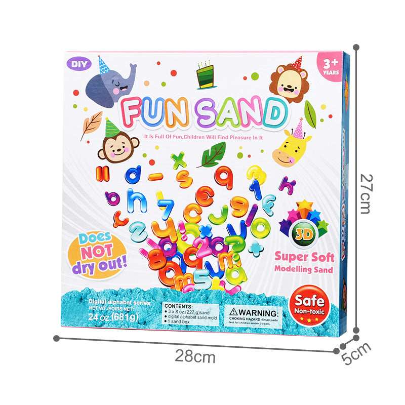 Alphabet magic sand set for kids in Kuwait